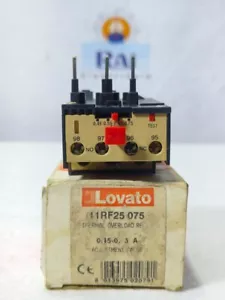 LOVATO RF25.075 0.45-0.75A RELÈ SOVRACCARICO TERMICO 11RF25075 RF25075 SPEDIZIONE GRATUITA - Foto 1 di 8