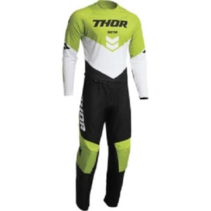 Thor Sector Adult Pant & Jersey Riding Gear Combo Dirt Bike Mx Off Road Atv - Picture 1 of 9