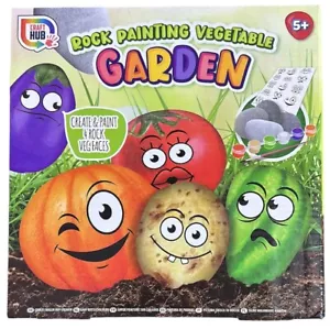 Childrens Craft Sets Paint a Rock Painting Pebble Painting Kit Set Summer Fun - Picture 1 of 4
