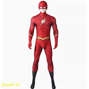 The Flash Jay Garrick Costume Halloween Bodysuit Cosplay Festival Specialty Men - Picture 1 of 28