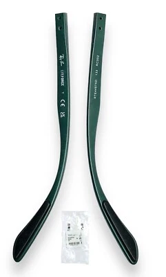 Templos de substituição verde cromado Ray Ban RB3701 RB3721 RB4385 RB4330 RB3660 - Imagem 1 de 4