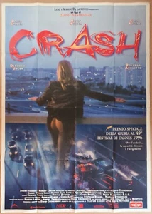 Crash ORIGINAL Italian '95 POSTER David Cronenberg J.G. Ballard sexy erotic art - Picture 1 of 3