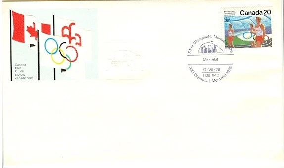 1976 Canada Post Olympics Special Embossed & Cancelled Host City Event Cover - Image 1 of 1