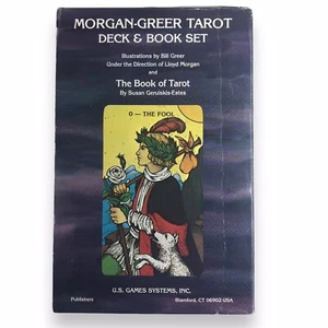 Morgan-Greer Tarot Deck-Book Set by Susan Gerulskis-Estes and Bill F. Greer... - Picture 1 of 8