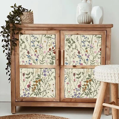 Vintage Yellow Daisy Farm Floral Wallpaper 17.3"X118" Peel & Stick Conatct Paper - Image 1 of 4