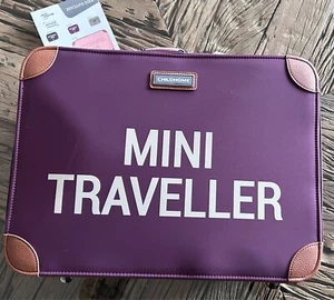 CHILDHOME - Mini Traveller KiDS -Kid Koffer-Aubergine-NEU aber leicht beschädigt - Bild 1 von 5