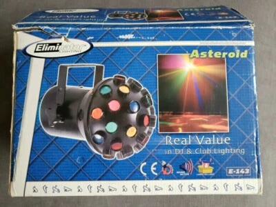 MULTICOLOR 100watt Eliminator E-143 Asteroid Stage Lights. Light Move With Music - Image 1 of 4