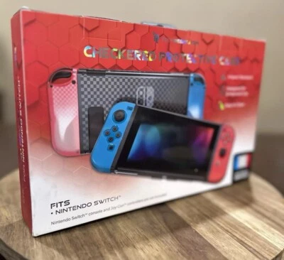 Checkered Protective Case For Nintendo Switch - Image 1 of 4