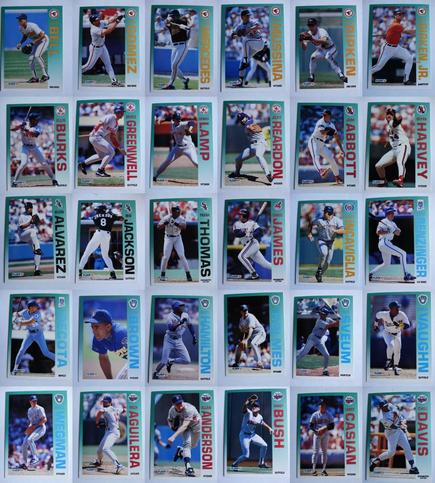 1992 Fleer Baseball Cards Complete Your Set You U Pick From List 1-200 - Image 1 of 1