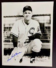 Ken Keltner signed 8x10 Photo Cleveland Indians 7X All Star World Series 1948