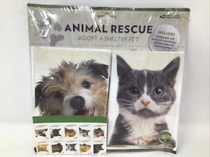 USPS Animal Rescue Adopt a Shelter Pet Note Cards & 10 44c Stamps 2010 NIP - Picture 1 of 14