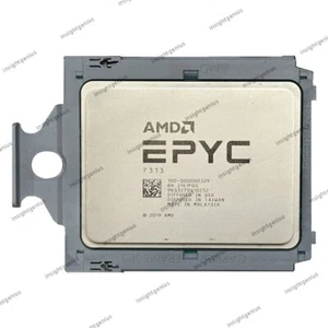 AMD EPYC 7313 Unlocked 3.0-3.7GHz 16 Core 32 Thread 128MB 180W CPU Processor - Afbeelding 1 van 1