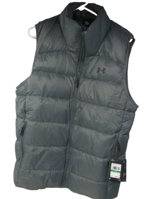 Chaleco Under Armour Storm Down 2.0 gris para hombre talla mediana Foto 1 de 4