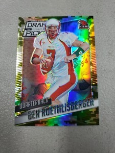 2015 Panini Prizm Collegiate Draft Picks Camo Prizm Ben Roethlisberger 145/199