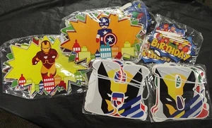 Avengers Party Supplies Marvel Decorazioni Compleanno Confezione Palloncini Supereroi - Foto 1 di 4