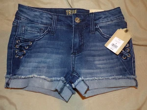Little Girl's Size 8 True Craft Denim Shorts - NEW - Picture 1 of 1