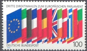 Germany 1989 Yvert # 1248 European Parliament Flags MNH VF - Picture 1 of 1