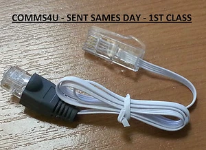 CONNETTORE TELEFONICO ULTRA SOTTILE BT MASCHIO 431a a RJ45 0,5 CAVO CAVO ETHERNET CAT5 - Foto 1 di 3