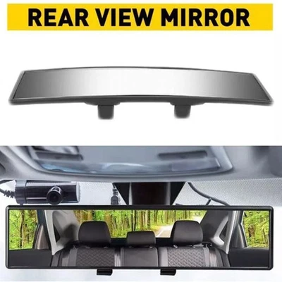 Rear Mirror Wide Angle View Panoramic 270mm CarUniversal Portable Reliable 1Pcs - Image 1 of 4