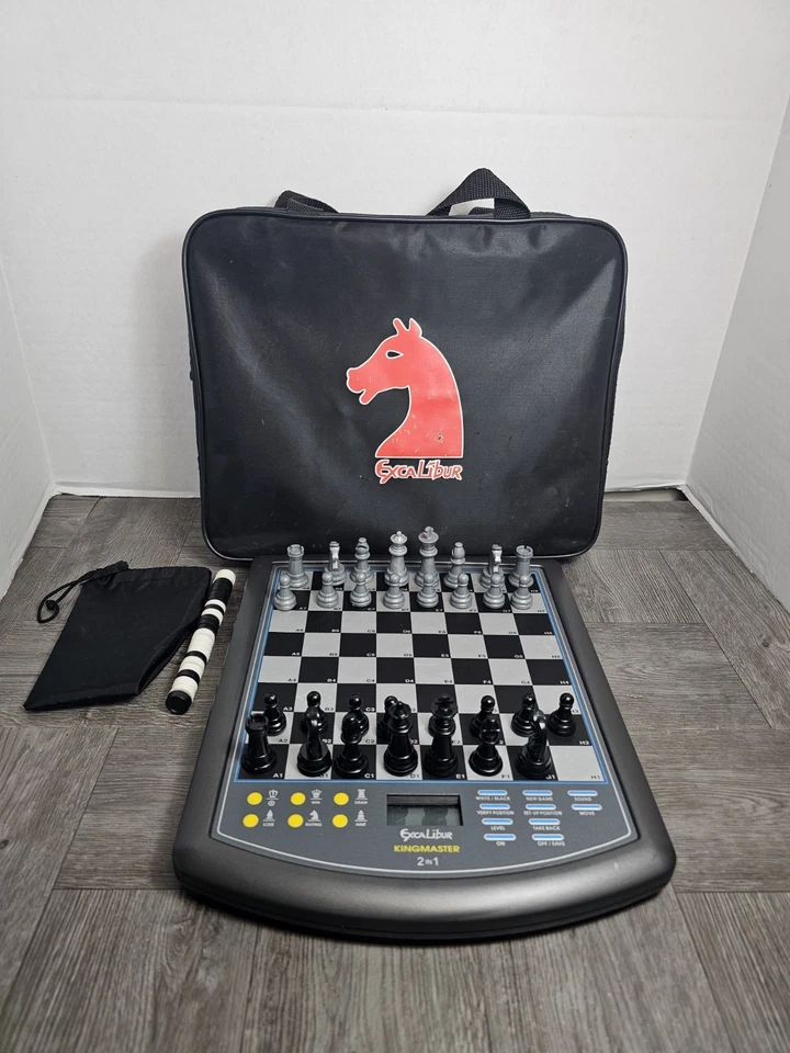 Excalibur King Master 2 In 1 Electronic Chess Checkers Game 911E 99% - Image 1 of 4