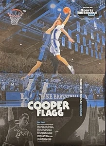 COOPER FLAGG ROOKIE PAUL SKENES POSTER!! Sports Illustrated SI for Kids DUKE - Picture 1 of 2
