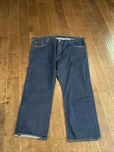 Levis Mens 501 Original Fit Denim Jeans Size 52X32 Actual 52X30 Button Fly CI6 - Picture 1 of 19