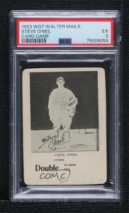 1924 Walter Mails CarD Game WG7 Steve O'Neill PSA 5 - Picture 1 of 3