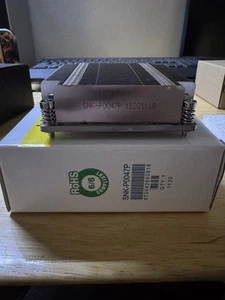 Supermicro 1U Passive CPU Heat Sink Socket LGA2011 Square ILM (SNK-P0047P) - Picture 1 of 3