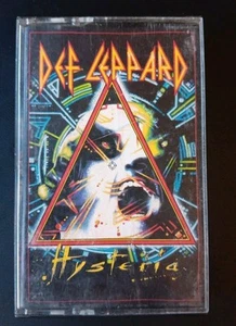 Def Leppard Hysteria Audio Cassette Tape 1987 Mercury Records PolyGram Tested - Picture 1 of 17