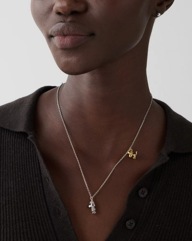 💖 Colar KATE SPADE New York Peanuts, Snoopy & Woodstock Pave - Imagem 1 de 1