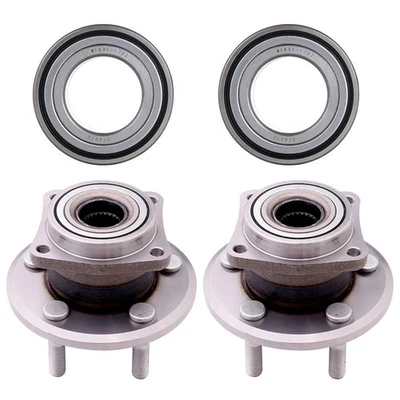 Wheel Hub Bearings Front Rear AWD For Toyota Matrix Pontiac Vibe 2003 2004-2006 - Image 1 of 4