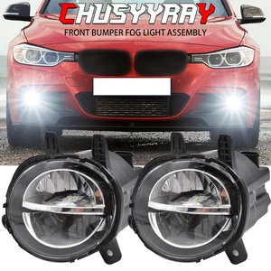 Pair LED Fog Light Lamps For BMW 3 Series F30 F35 LCI 320i 328d 330e 12-18 - Bild 1 von 12