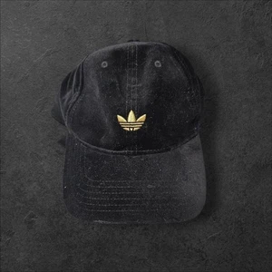 NEW!!! Adidas black velvet women hat - Picture 1 of 4