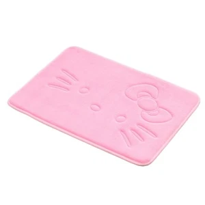 Cute Cartoon Pink Area Rugs for Bedroom Living Bathroom Super Soft Memory Foam - Picture 1 of 8