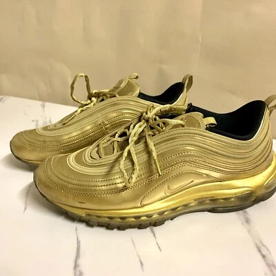 Nike Air Max 97 Olympic Gold CT4556-700 Size 10 Sneakers Woman’s 2020 - Image 1 of 4
