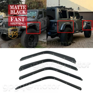 For Jeep Wrangler JL 2/4 Door 2018-2024 Front & Rear Fender Flares Extension Set - Picture 1 of 10