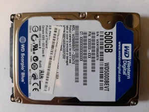 Festplatte 500GB Western Digital WD5000BEVT-22ZAT0 - SATA 2,5 500GB HD - Bild 1 von 1