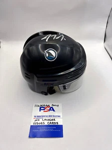 TYLER TOFFOLI San Jose Sharks SIGNED Autograph Hockey Mini Helmet PSA COA - Picture 1 of 3