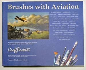 Brushes with Aviation, Geoff Beckett (Softback) Douglas Bader, Amy Johnson Etc - Picture 1 of 2