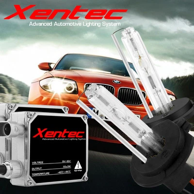 XENTEC AC 55w HID Kit 9003 H4 Bi-Xenon 6000K Blue Beam HeadLight Conversion Lig - Image 1 of 4