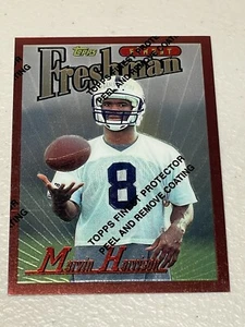 1996 Topps Finest Marvin Harrison Freshman Rookie RC W/ Coating #243 - Picture 1 of 2