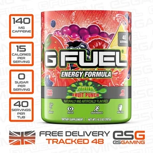 G Fuel Sour Fruit Punch Tub | Energy Drink Powder | 40 Servings | UK | GFUEL - Picture 1 of 6