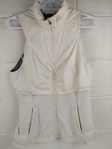 Lululemon 8 Kanto Catch Me Vest Angel Wing Ghost Dot Embossed Hidden Hood - Picture 1 of 14