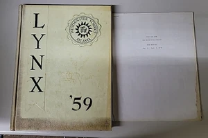 1959 WESTMINSTER SCHOOLS ATLANTA, GEORGIA HIGH YEARBOOK W/ 20TH REUNION PROGRAM - Picture 1 of 6