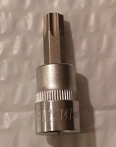 CORNWELL TOOLS CBST472, 3/8" SOCKET DRIVEN, T47 TORX BIT. - Picture 1 of 7