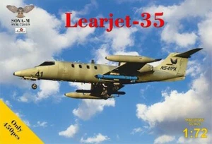 1/72 Sova M 72019 Learjet 35 model kit - Picture 1 of 1