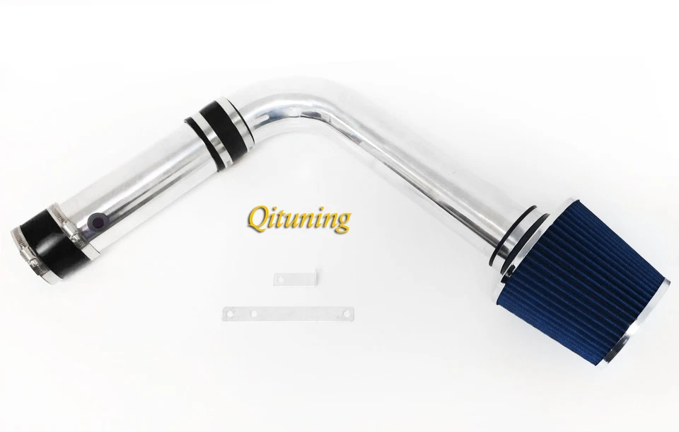 Kit de admisión de aire frío negro azul + filtro para Acura TL 2004-2008 3,2 L V6 base Foto 1 de 1