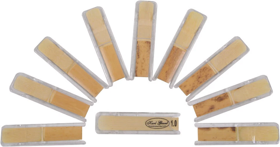 Hochwertige Blätter, Blättchen, Reeds, Stärke 1.0, für Klarinette Böhm, 10 Stück