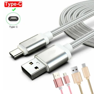 1M USB Typ-C Kabel USB-C Schnell Ladekabel für Samsung Galaxy Huawei Vivo Xiaomi - Zdjęcie 1 z 15