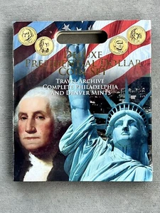 Deluxe Folder 2007-2016 Presidential $1 P & D Complete Uncirculated 80 Coin Set - Picture 1 of 6